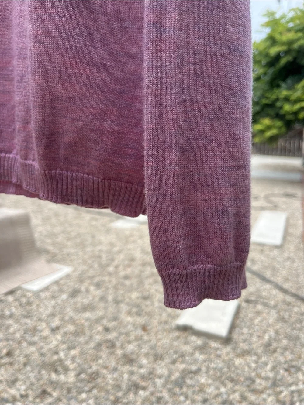 Pendleton Merino Wool Classic Women's Mock Neck Sweater - Lavender Pink L